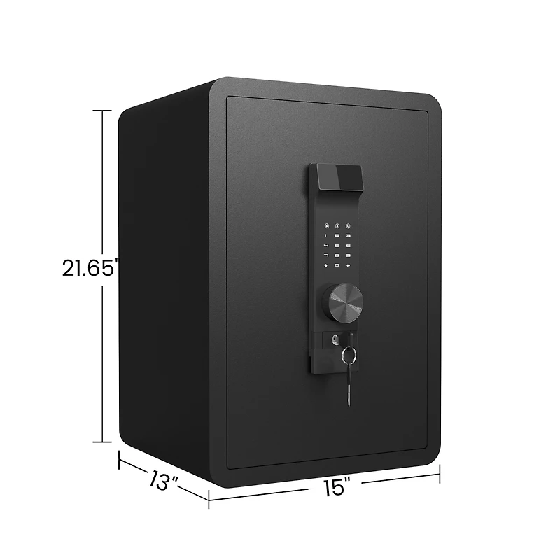 3-in-1 Safe Movable Shelf, Alarm Function, 3 Ways to Open