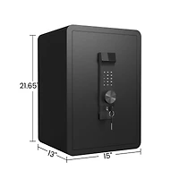 3-in-1 Safe Movable Shelf, Alarm Function, 3 Ways to Open