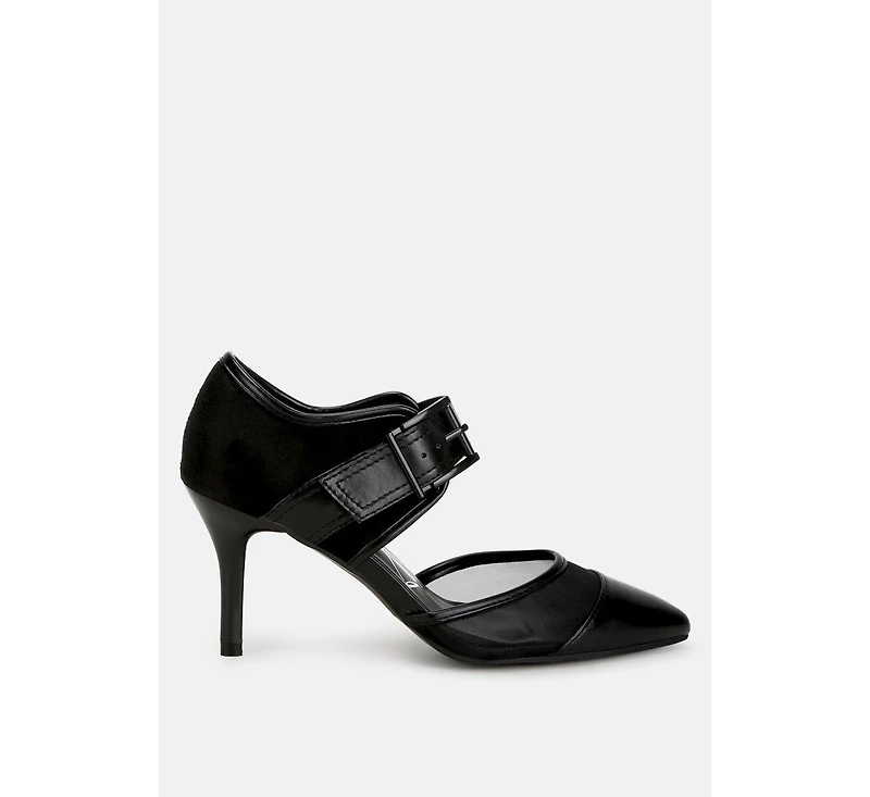 Aneri Buckle Detail Pump Sandals
