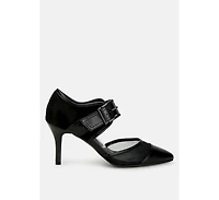Aneri Buckle Detail Pump Sandals