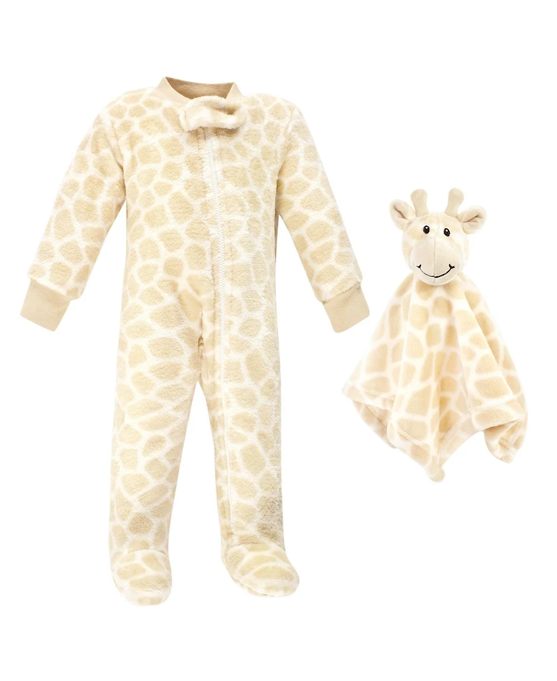 Hudson Baby Boys Cozy Flannel Plush for Sleep, Play, and Comfort