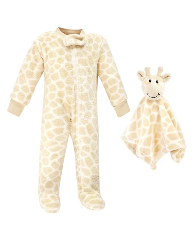 Hudson Baby Boys Cozy Flannel Plush for Sleep, Play, and Comfort