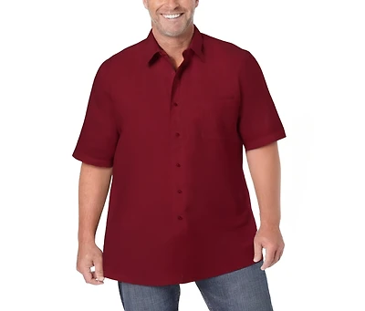 KingSize Big & Tall Wrinkle-Free Short-Sleeve Dress Shirt