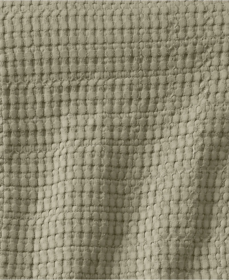 Lands' End Waffle Weave Throw Blanket