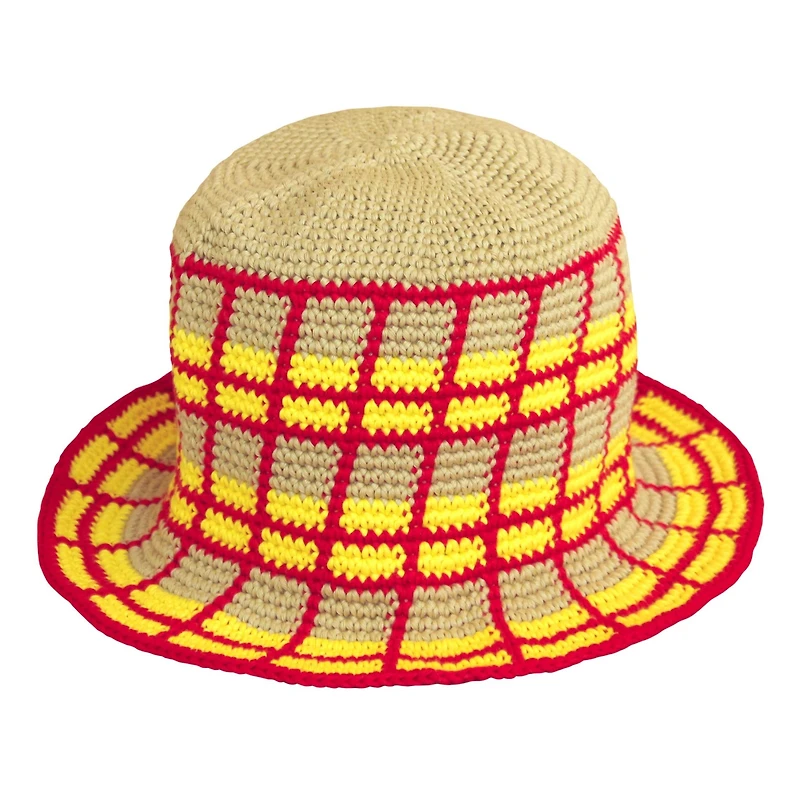 Brunna.co Schoolgirl Plaid Crochet Hat
