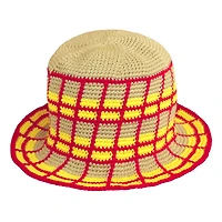 Brunna.co Schoolgirl Plaid Crochet Hat