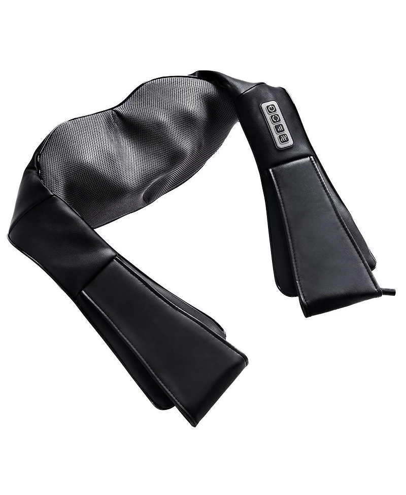 Slickblue Electric Back and Neck Kneading Shoulder Massager with Heat Straps