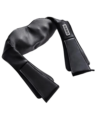 Slickblue Electric Back and Neck Kneading Shoulder Massager with Heat Straps