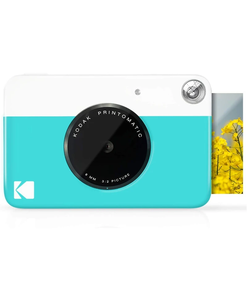 Kodak Printomatic Instant Print Camera Gift Bundle w/Zink Photo Paper & More