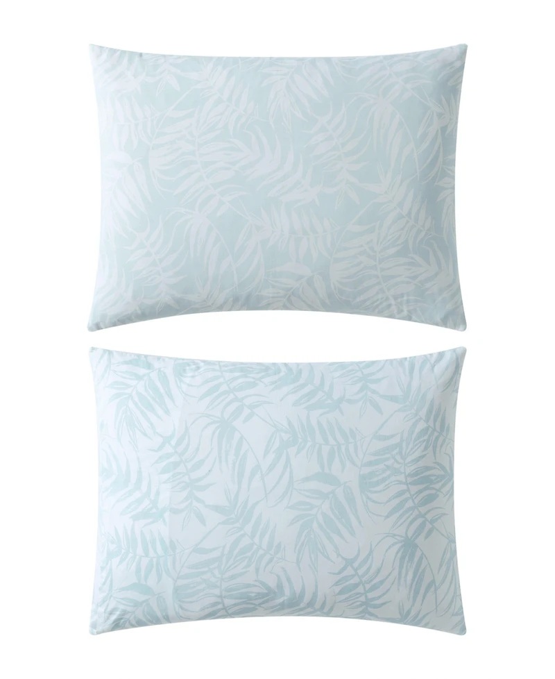 Closeout! Tommy Bahama Home Art Of Palms Reversible 3 Piece Duvet Cover Set
