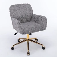 Simplie Fun Comforting Reclining Gaming Chair with Artificial Alpaca Wool