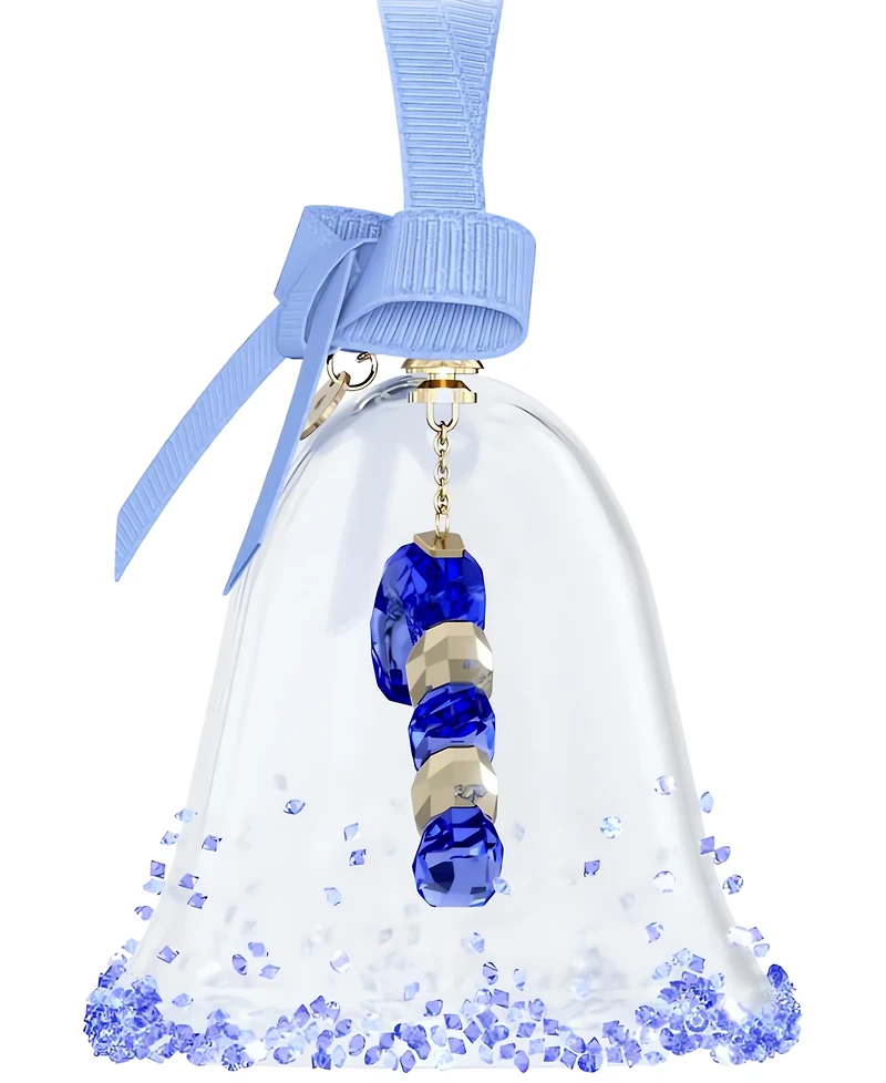 Swarovski Crystal Bell Candy Cane Hanging Ornament