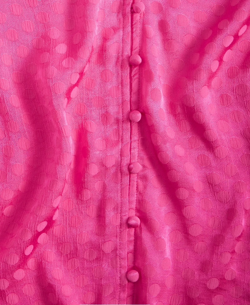 On 34th Women's Long-Sleeve Pintucked Blouse, Created for Macy's
