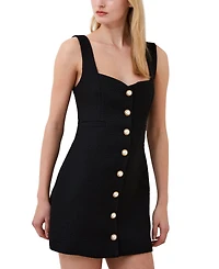 French Connection Women's Structured Button-Front Mini Dress
