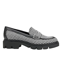 Marc Fisher Women's Cube Lug Sole Penny Loafers