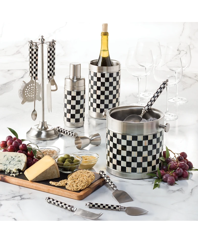 Mackenzie-Childs 3260 Courtly Check Bar Tool Set