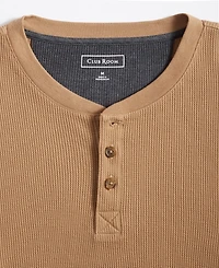 Club Room Men's Thermal Long-Sleeve Henley, Created for Macy's
