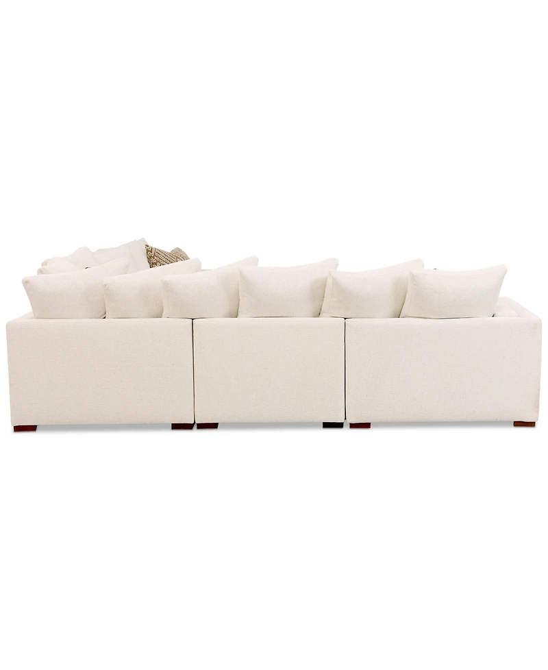 Barlien 5-Pc. Modular Fabric Sectional, Created for Macy's