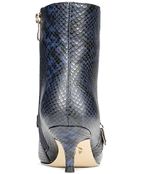 Things Ii Come Women's Jazzy Luxurious Pointed-Toe Kitten Heel Buckled Shooties