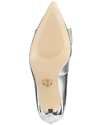 Things Ii Come Women's Soho Luxurious Crystal Double Bow Pumps