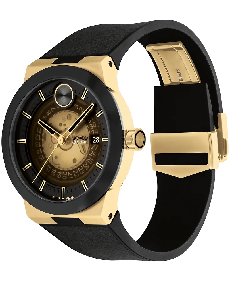 Movado Men's Bold Fusion Automatic Swiss Auto Anthracite Fabric 43.50MM Watch