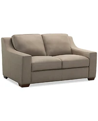 Closeout! Kovner Leather Loveseat, Created for Macy's