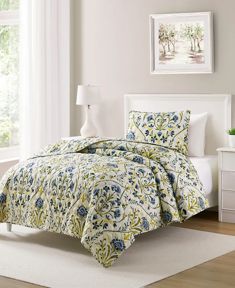 Vcny Home Province 3-Piece Quilt Set, Full/Queen