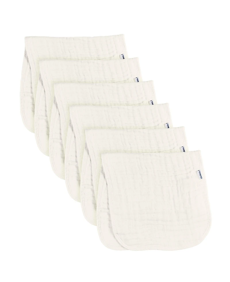 Gerber Baby Neutral Multi Browns Muslin Burpcloths - 6-Pack