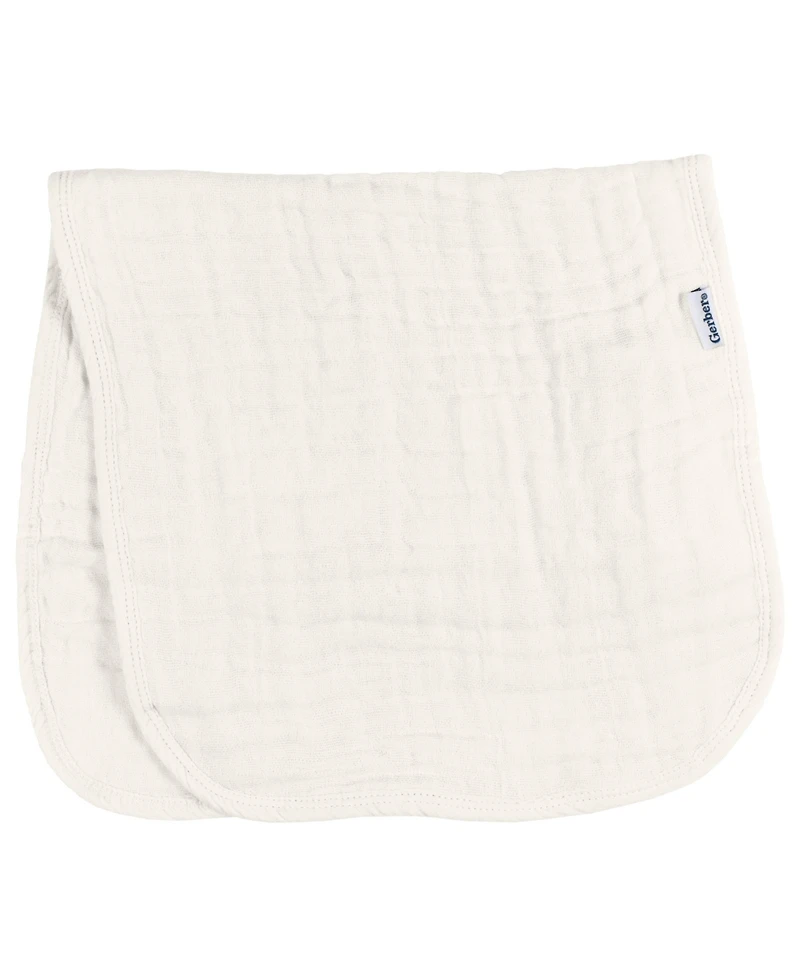 Gerber Baby Neutral Multi Browns Muslin Burpcloths - 6-Pack