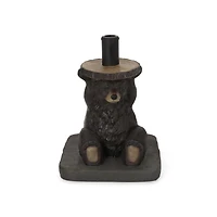 Streamdale Quirkily Refreshing Dark Brown Umbrella Base with Hand-Crafted Details