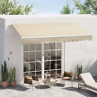 Outsunny 12' x 8' Retractable Awning, Patio Awning Sun Shade Shelter,