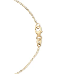Mirror Chain Multi-Strand Tassel 18" Pendant Necklace in 10k Gold