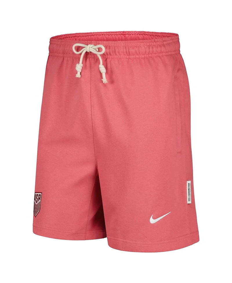 Nike Men's Pink Usmnt Standard Issue Fleece Performance Shorts