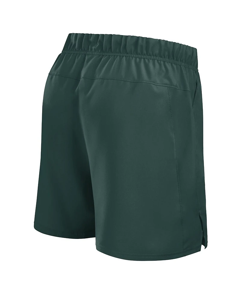 Nike Men's Green Oakland Athletics Woven Victory Performance Shorts