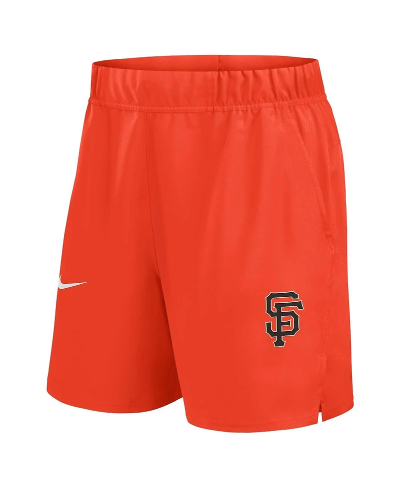 Nike Men's Orange San Francisco Giants Woven Victory Performance Shorts