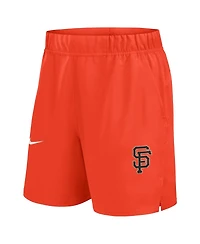 Nike Men's Orange San Francisco Giants Woven Victory Performance Shorts