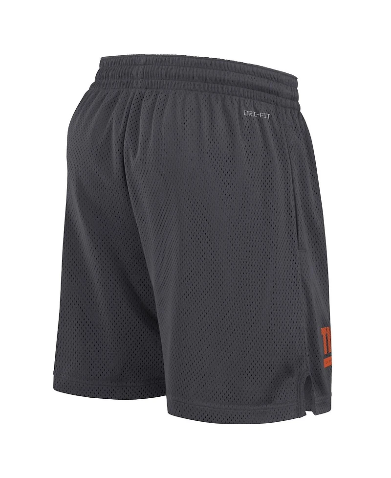 Nike Men's Anthracite Clemson Tigers 2024 Sideline Mesh Shorts