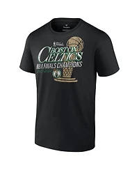 Fanatics Men's Black Boston Celtics 2024 Nba Finals Champions Fast Break Finish Trophy T-Shirt