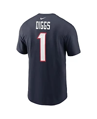 Nike Men's Stefon Diggs Navy Houston Texans Player Name Number T-Shirt