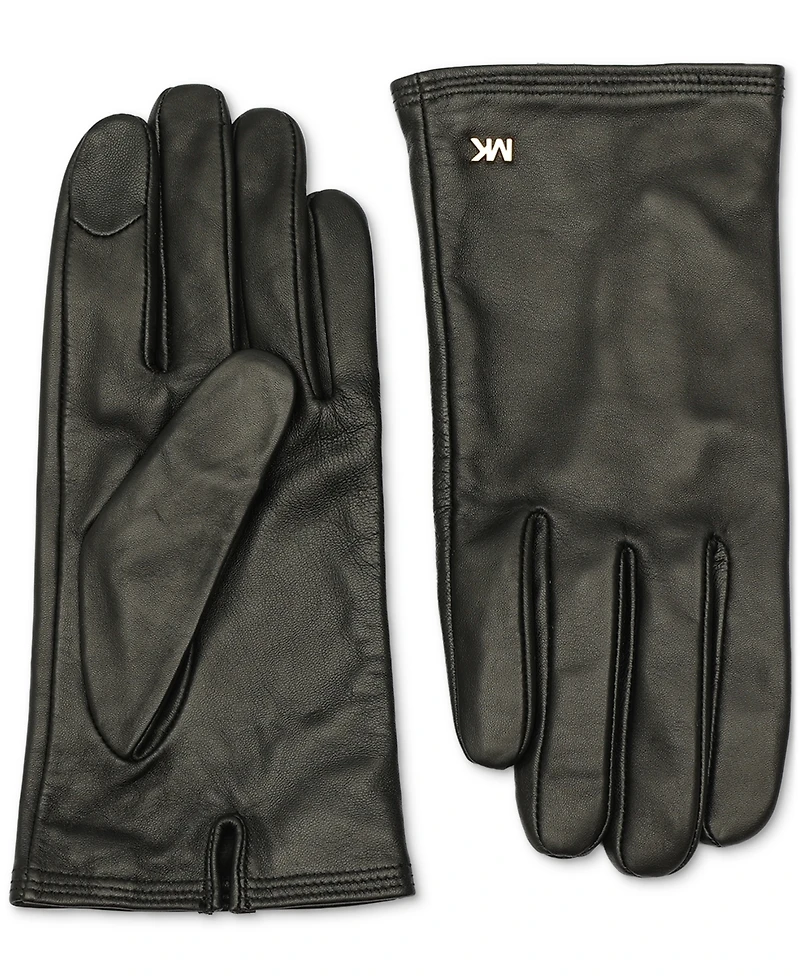 Michael Kors Women's Smooth Leather Gloves