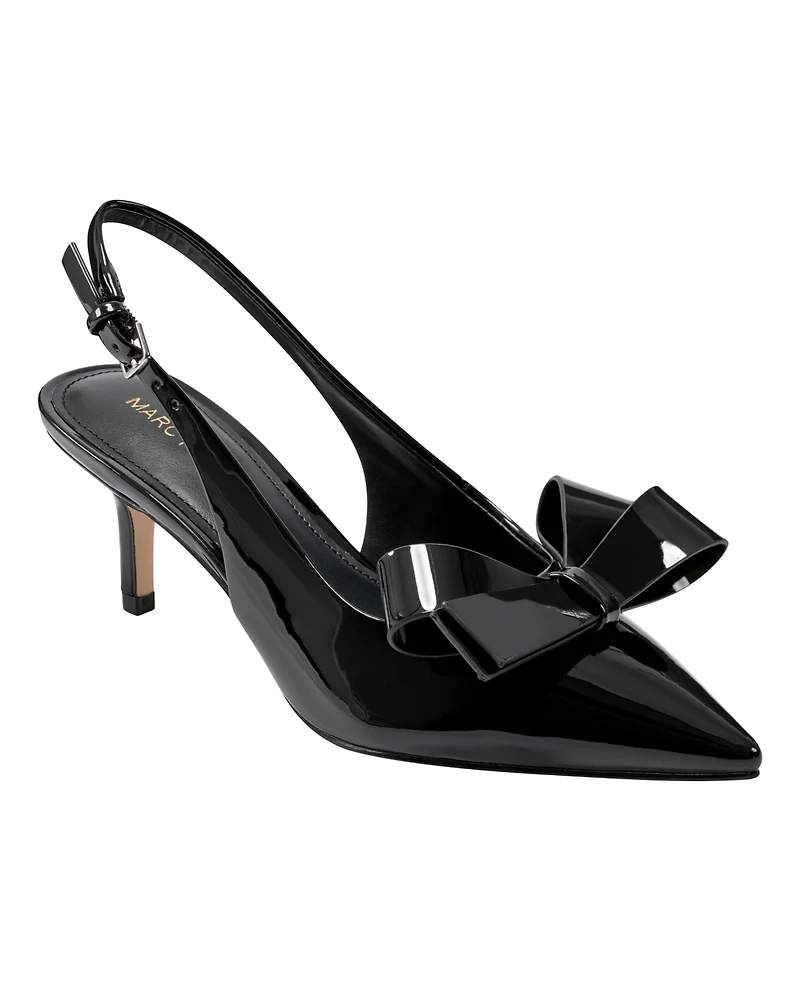 Marc Fisher Women's Allon Bow Slingback Pumps