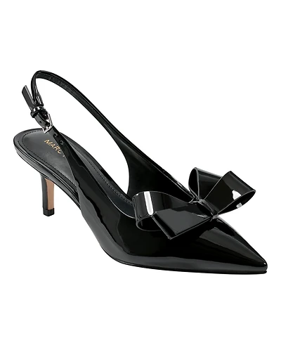 Marc Fisher Women's Allon Bow Slingback Pumps