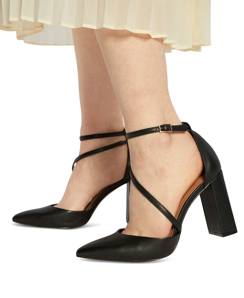Aldo Women's Milley Two-Piece Strappy Pointed-Toe Pumps
