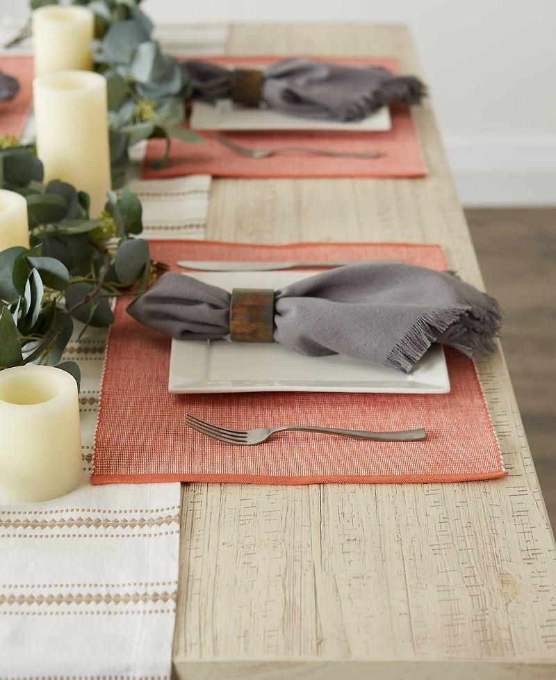 Design Imports Wood Band Napkin Ring Set of 6