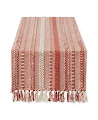 Design Imports Braided Stripe Table Runner, 15x72 Inches