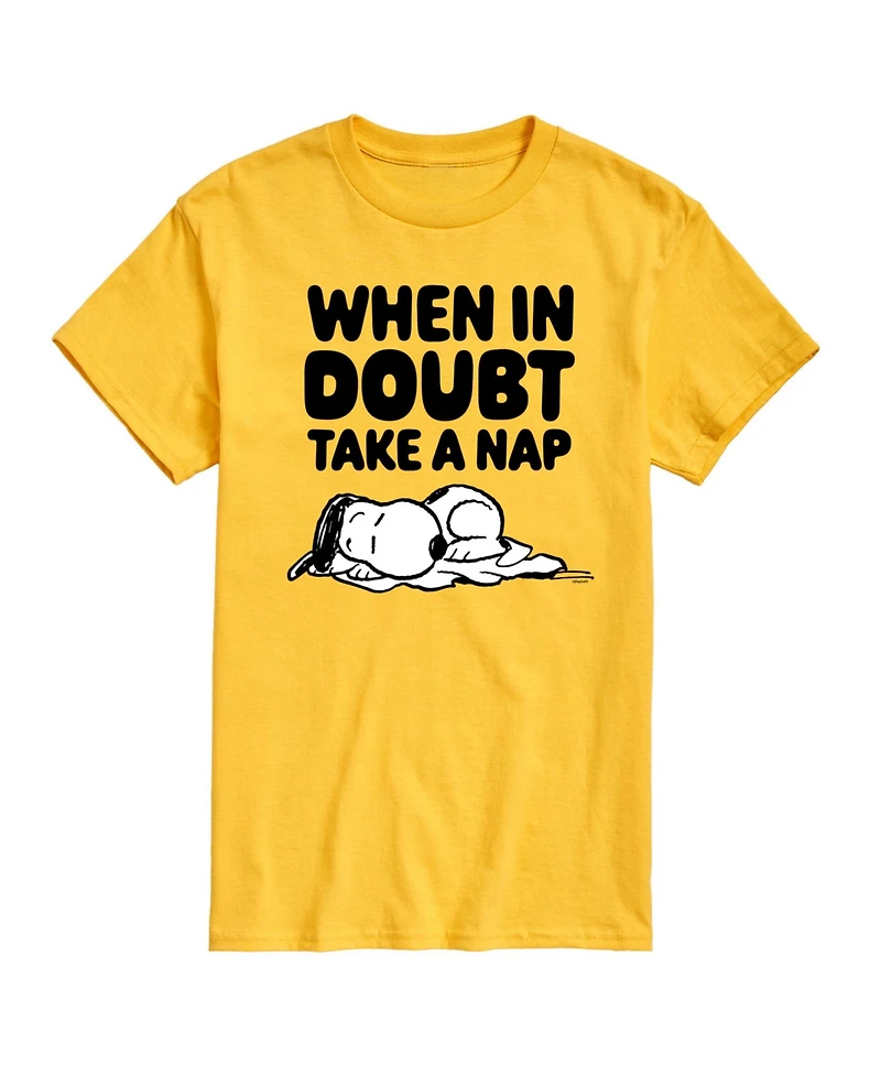 Hybrid Apparel Peanuts Nap Mens Short Sleeve Tee