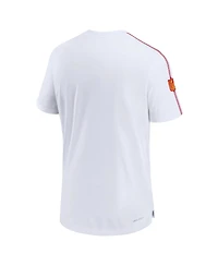 Nike Men's White Kansas City Chiefs 2024 Sideline Coach Uv Performance T-Shirt