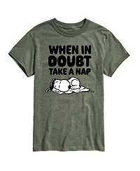 Hybrid Apparel Peanuts Nap Mens Short Sleeve Tee