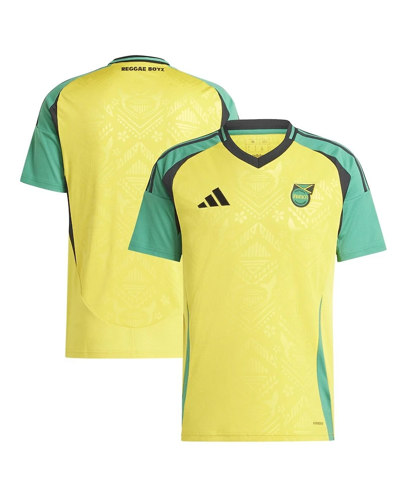 Adidas Men's Yellow Jamaica National Team 2024 Home Replica Jersey