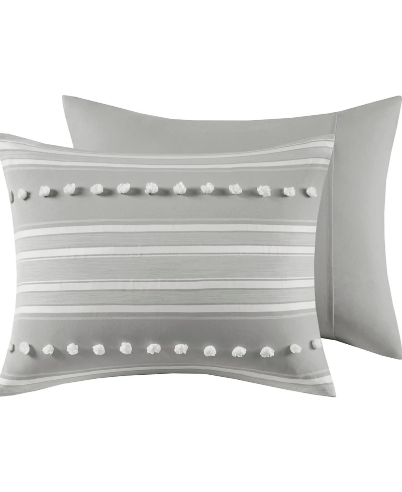 Urban Habitat Rowan Striped 3-Pc. Duvet Cover Set, Full/Queen